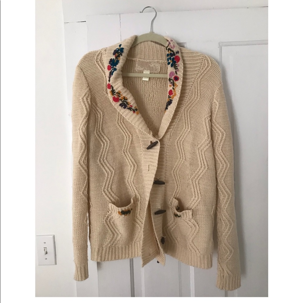 Nick and Mo | floral embroidered Cardigan